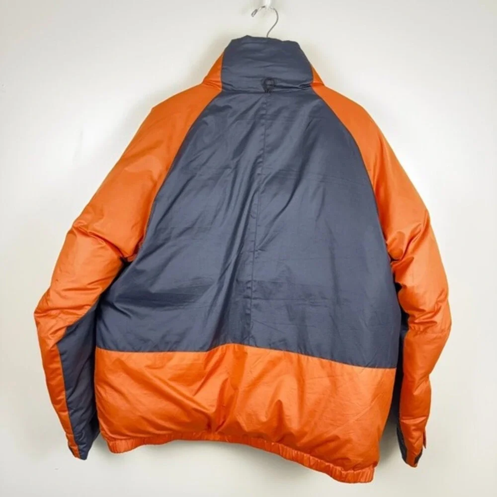 Rare VTG Ralph Lauren Polo Jeans‎ Co. RL-67 Down Puffer Jacket Large Navy Orange